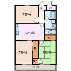 中川原駅 徒歩15分 7階の物件間取画像